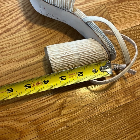 Loeffler Randall Camellia Pleated Knot Heeled Sandal Heel 8.5 NEW - Picture 7 of 12